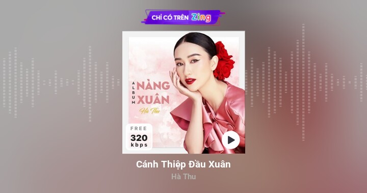 Hà Thu: Hà Thu là một trong những nghệ sĩ âm nhạc Việt Nam nổi tiếng với giọng hát ấm áp, sâu lắng và những ca khúc đầy tình cảm. Hãy cùng xem hình ảnh của Hà Thu và đắm mình trong những giai điệu tuyệt vời của cô ấy, sẽ mang đến cho bạn cảm giác thư giãn và yên bình.