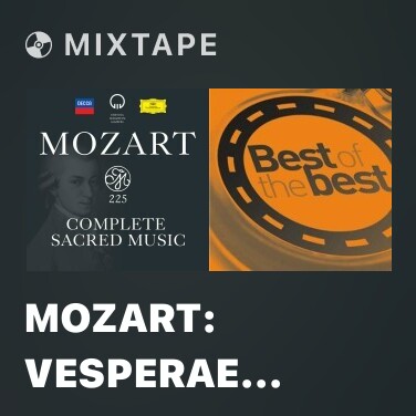 Mixtape Mozart: Vesperae solennes de confessore in C, K.339 - 2. Confitebor tibi, Domine - Various Artists