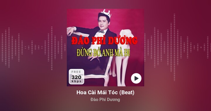 Hoa Cài Mái Tóc (Beat) - Đào Phi Dương - Zing MP3